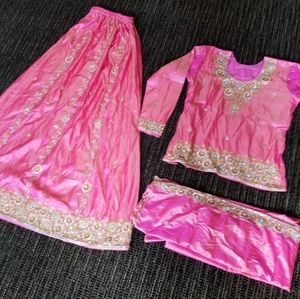 Indian Pakistani dress lehenga Sharara